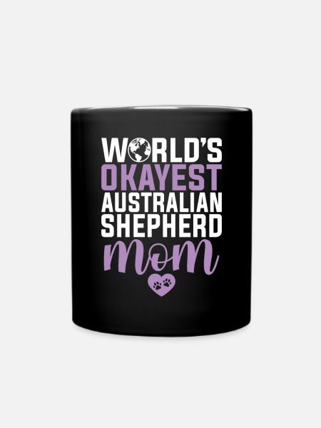 Australian Shepherd Gifts - Full Colour Mug - black