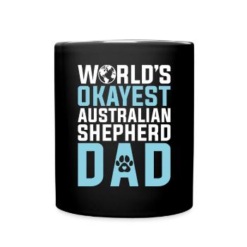 Australian Shepherd Gifts - Full Colour Mug - black - Front