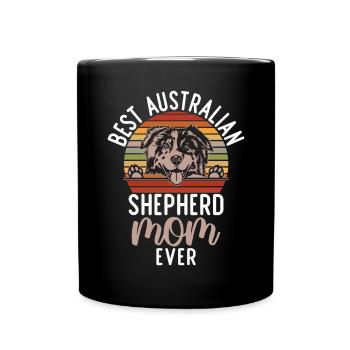Australian Shepherd Gifts - Full Colour Mug - black - Front