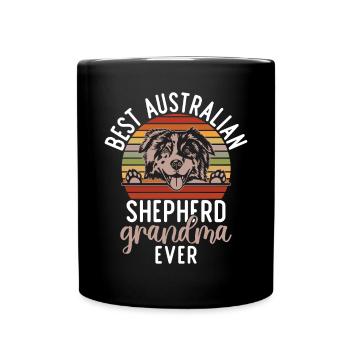 Australian Shepherd Gifts - Full Colour Mug - black - Front