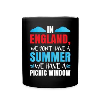 En Angleterre, nous n’avons pas d’été - Mug uni - noir - Devant