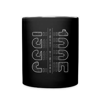 Finest Vintage 1995 Geburtsjahr 1995 Geburtstag - Tasse einfarbig - Schwarz - Vorne