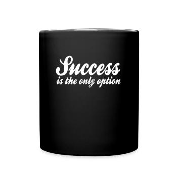 Dicton de succès - Mug uni - noir - Devant
