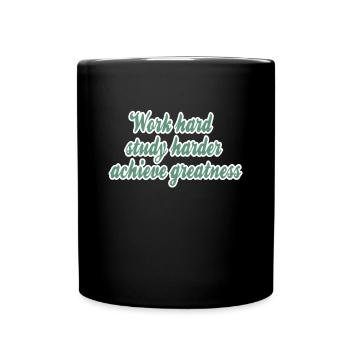 Success Motivation Saying - Full Colour Mug - black - Front