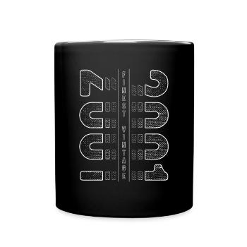 Finest Vintage 2001 Year of birth 2001 Birthday - Full Colour Mug - black - Front