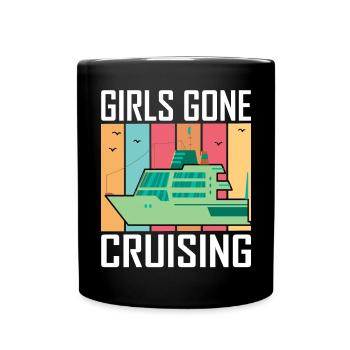Girls Gone Cruising 2023 Design for Adventure and - Full Colour Mug - black - Front