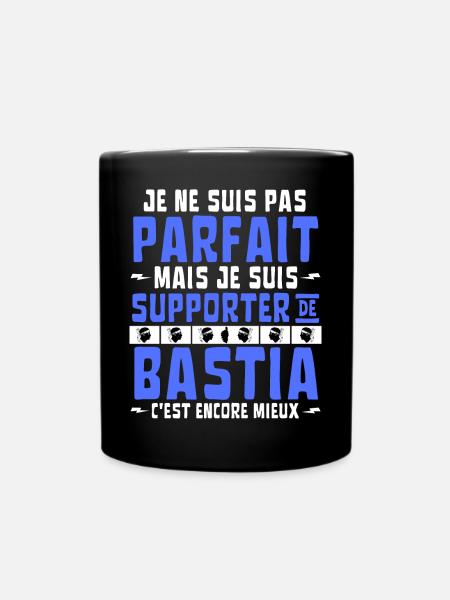 Pas Parfait mais Supporter de Bastia - Mug uni - noir