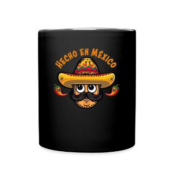 Mexico Beach Holiday by the Sea Design Beach Motif - Mug uni - noir - Devant