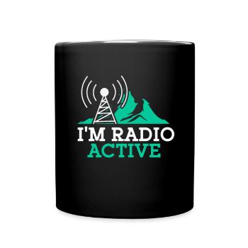 Amateur Radio Radio Funker Cadeau - Mug uni - noir - Devant