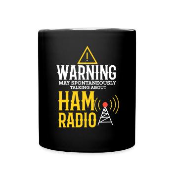 Amateur Radio Radio Funker Cadeau - Mug uni - noir - Devant