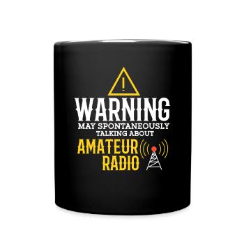 Amateur Radio Radio Funker Cadeau - Mug uni - noir - Devant