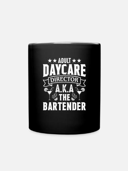 Kellnerin Barkeeper Kellner Kellner - Tasse einfarbig - Schwarz