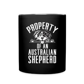 Australian Shepherd Gifts - Full Colour Mug - black - Front