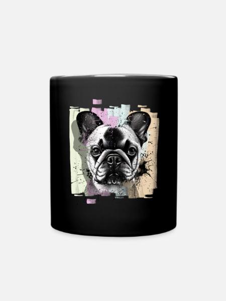 French Bulldog Frenchie - Mug uni - noir