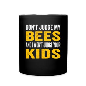 Beekeepers Bees Honey bees Beekeeping - Full Colour Mug - black - Front
