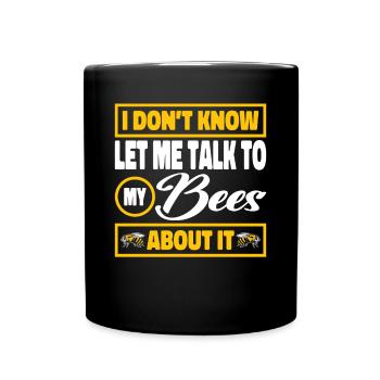 Beekeepers Bees Honey bees Beekeeping - Full Colour Mug - black - Front