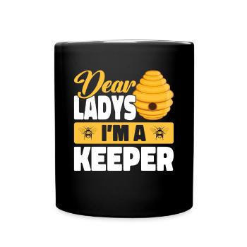 Beekeepers Bees Honey bees Beekeeping - Full Colour Mug - black - Front