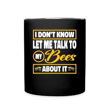 Beekeepers Bees Honey bees Beekeeping - Full Colour Mug - black - Front
