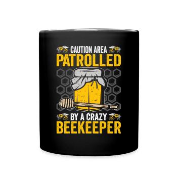 Beekeepers Bees Honey bees Beekeeping - Full Colour Mug - black - Front