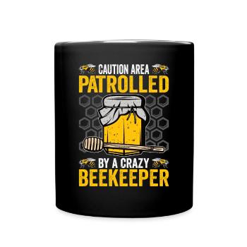 Beekeepers Bees Honey bees Beekeeping - Full Colour Mug - black - Front
