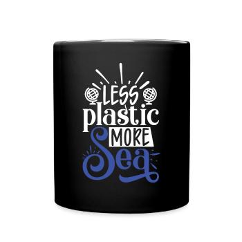 Eco-friendly Earth Planet Save Earth Day - Full Colour Mug - black - Front