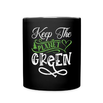 Journée écologique Earth Planet Save Earth - Mug uni - noir - Devant