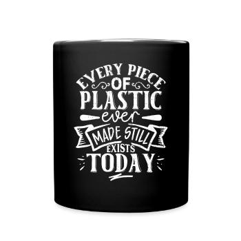 Eco-friendly Earth Planet Save Earth Day - Full Colour Mug - black - Front