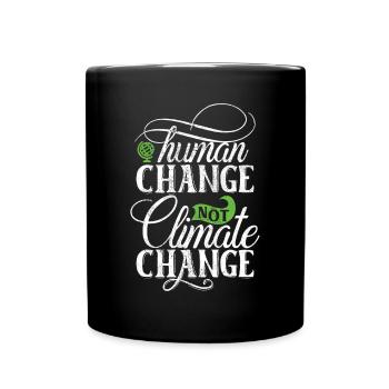 Eco-friendly Earth Planet Save Earth Day - Full Colour Mug - black - Front