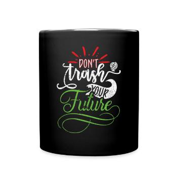 Journée écologique Earth Planet Save Earth - Mug uni - noir - Devant