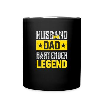 Serveuse Barman Serveur serveur - Mug uni - noir - Devant