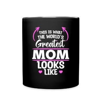 Voici à quoi ressemble la meilleure maman du monde - Fête des mères - Mug uni - noir - Devant