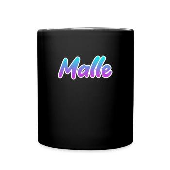 Malle Mallorca - Tasse einfarbig - Schwarz - Vorne