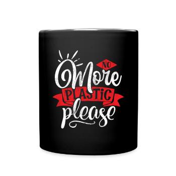 Jour de la Terre Respectueux de l’environnement La Terre sauve la planète - Mug uni - noir - Devant