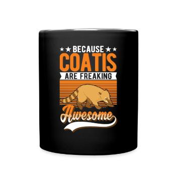 Coati Cadeau Proboscis Coati - Mug uni - noir - Devant