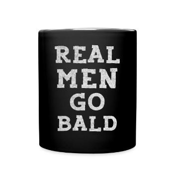Being Bald Bald Guy With A Beard Bald Dad - Full Colour Mug - black - Front