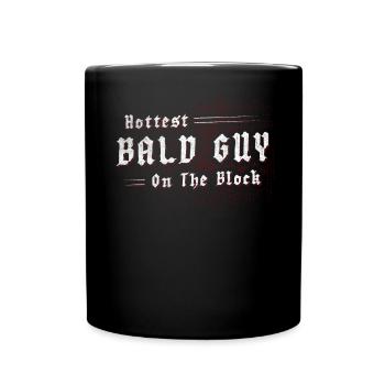 Being Bald Bald Guy With A Beard Bald Dad - Full Colour Mug - black - Front