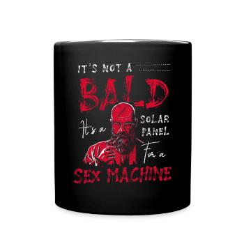 Being Bald Bald Guy With A Beard Bald Dad - Full Colour Mug - black - Front