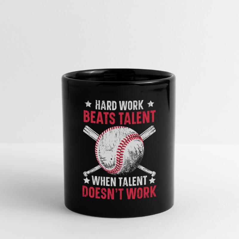 Hard Work Beats Talent When Talent Doesn't Work Full Colour Mug
