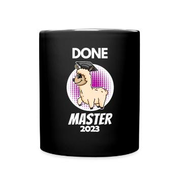 Master 2023 - Master completed - Full Colour Mug - black - Front