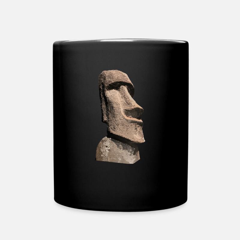 île de pâques moai, île de Pascua île de Pâques - Mug uni - noir