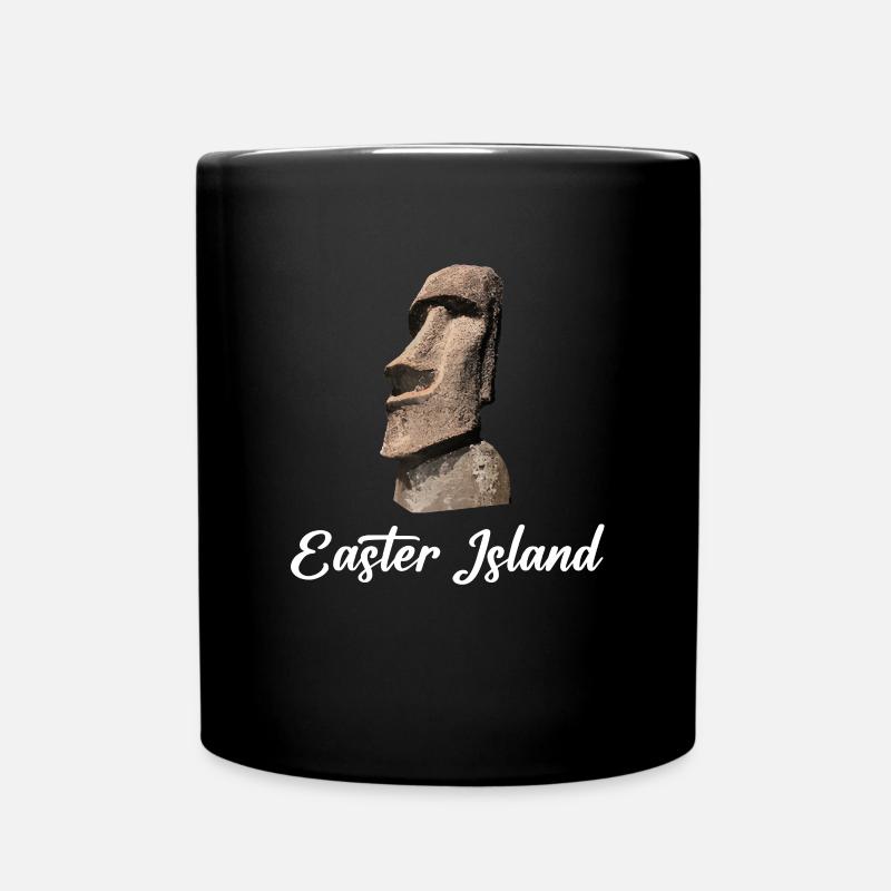 île de pâques moai, île de Pascua île de Pâques - Mug uni - noir
