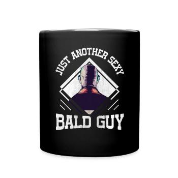 Being Bald Bald Guy With A Beard Bald Dad - Tasse einfarbig - Schwarz - Vorne