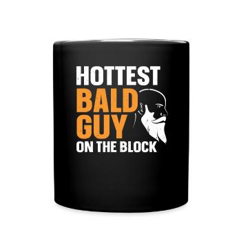 Being Bald Bald Guy With A Beard Bald Dad - Full Colour Mug - black - Front