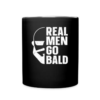 Being Bald Bald Guy With A Beard Bald Dad - Full Colour Mug - black - Front