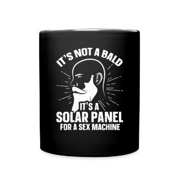 Being Bald Bald Guy With A Beard Bald Dad - Full Colour Mug - black - Front