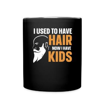 Being Bald Bald Guy With A Beard Bald Dad - Full Colour Mug - black - Front