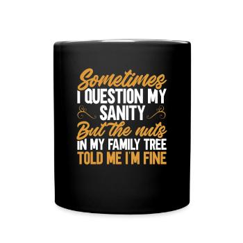 Généalogie Généalogie Généalogiste - Mug uni - noir - Devant