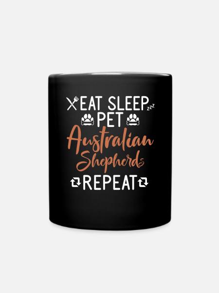 Australian Shepherd Gifts - Full Colour Mug - black