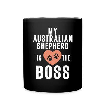 Australian Shepherd Gifts - Full Colour Mug - black - Front