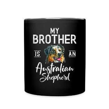 Cadeaux de berger australien - Mug uni - noir - Devant